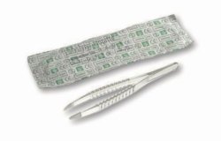 Disposable anatomical tweezers, ABS, sterile | Description : One-time tweezers, sterile